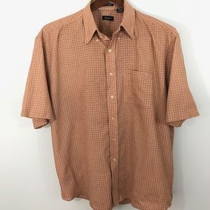 Van Heusen Mens Short Sleeve Button Down Shirt XXL
